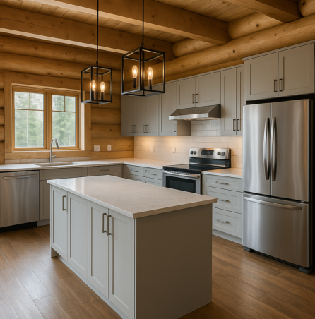 log cabin decorating ideas