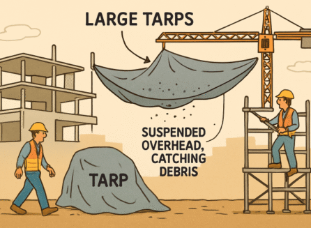 construction debris tarp