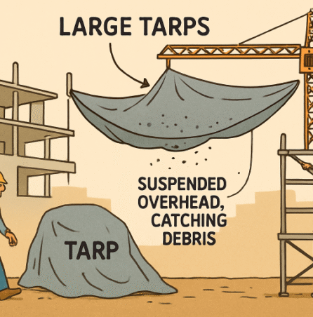 construction debris tarp