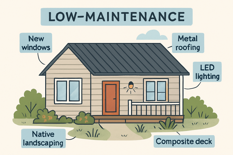 Less Maintenance Need Low-Maintenance Home Improvements