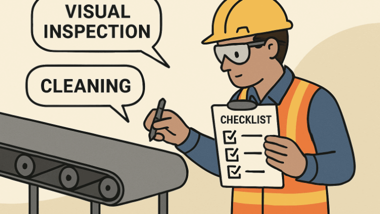 industrial conveyor belt maintenance