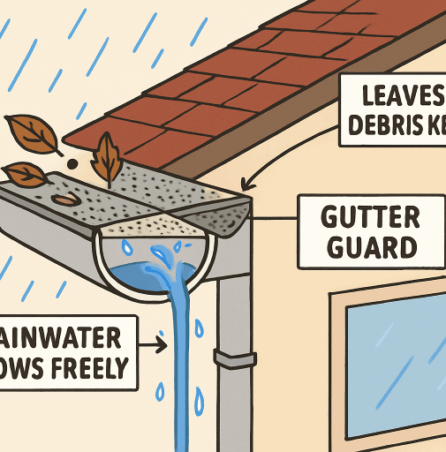 gutter guard installation