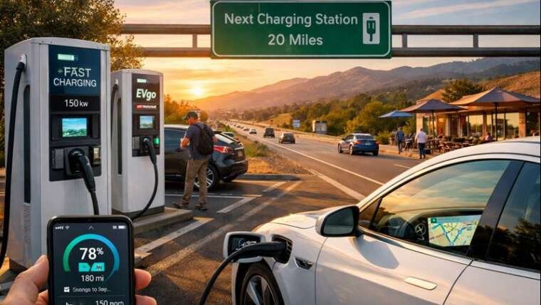 EV road trip charging tips