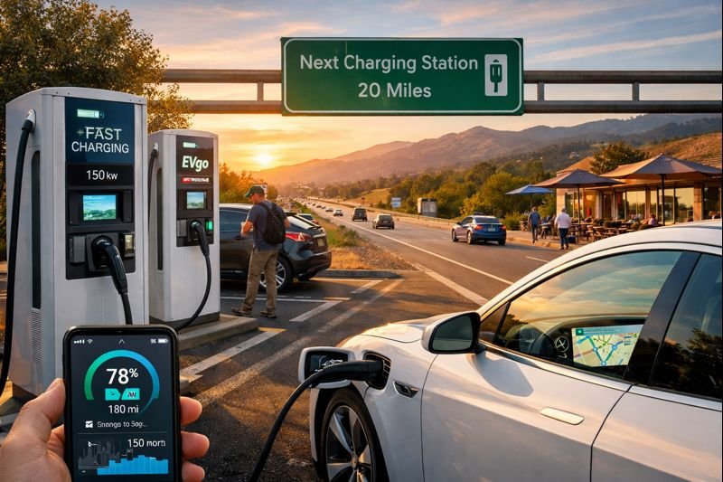 EV road trip charging tips