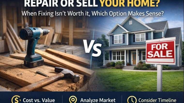 Repair or sell home