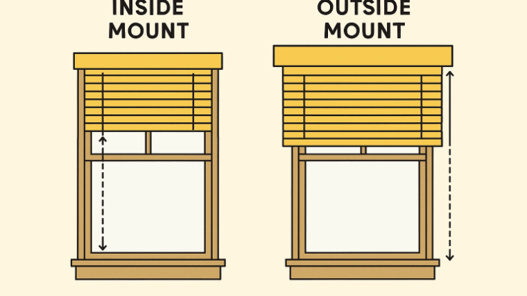 How to measure windows for blinds