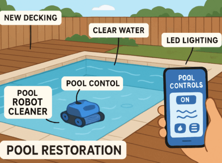 modern pool restoration