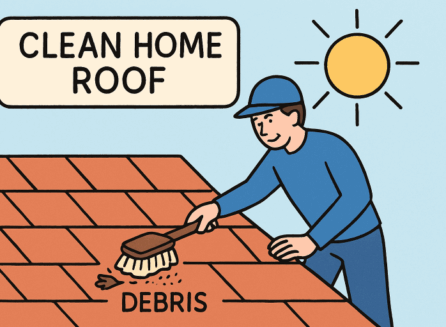regular roof cleaning