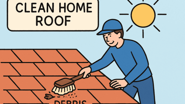 regular roof cleaning