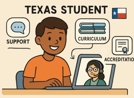 tuition-free online school in Texas