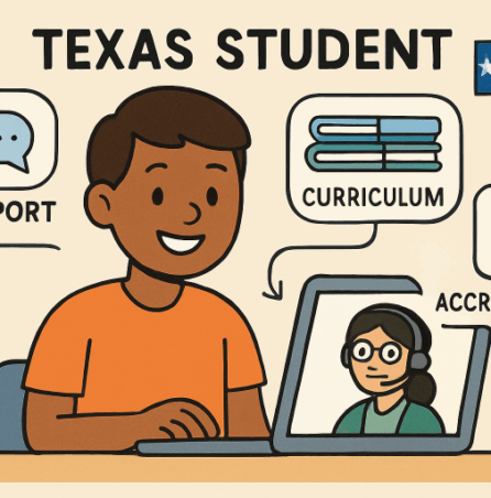 tuition-free online school in Texas