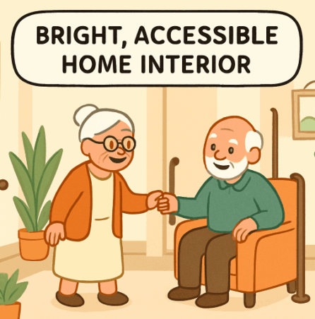 senior-friendly living spaces