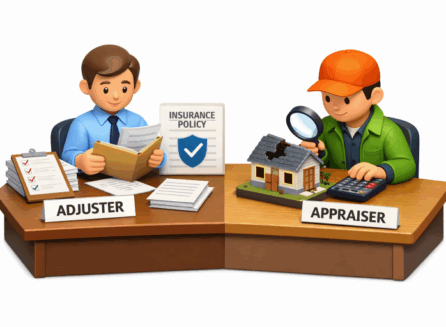 insurance adjuster vs appraiser