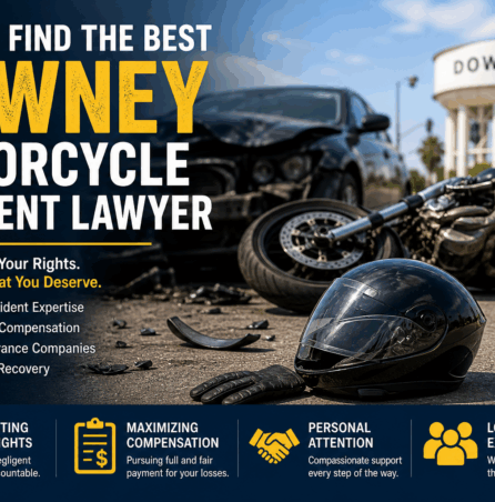 Downey motorcycle accident lawyer firm