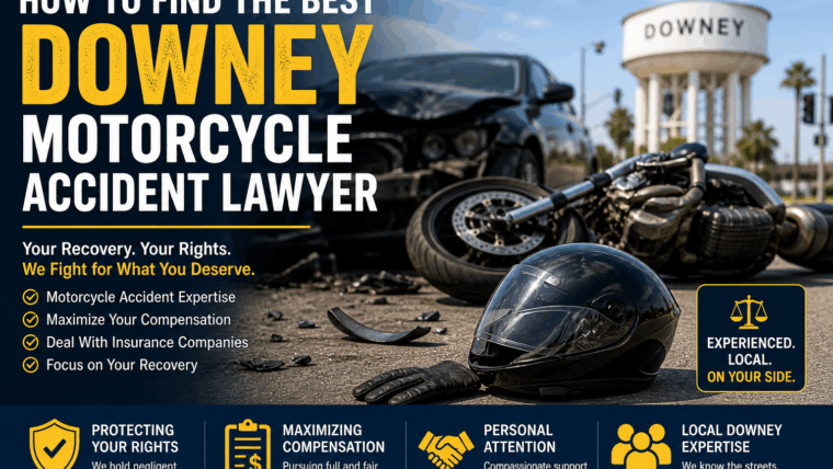 Downey motorcycle accident lawyer firm