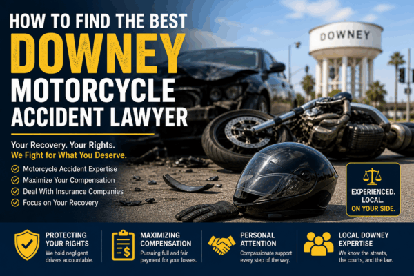 Downey motorcycle accident lawyer firm